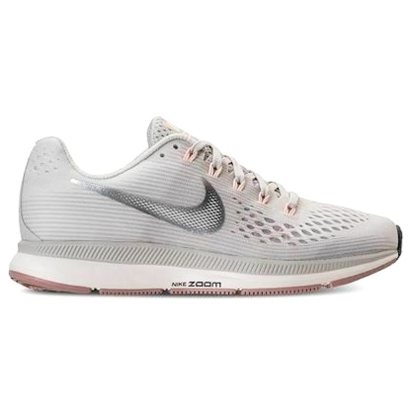 🆕️ NWT Nike Air Zoom Pegasus 34 Light Bone/Chrome - Picture 3 of 8